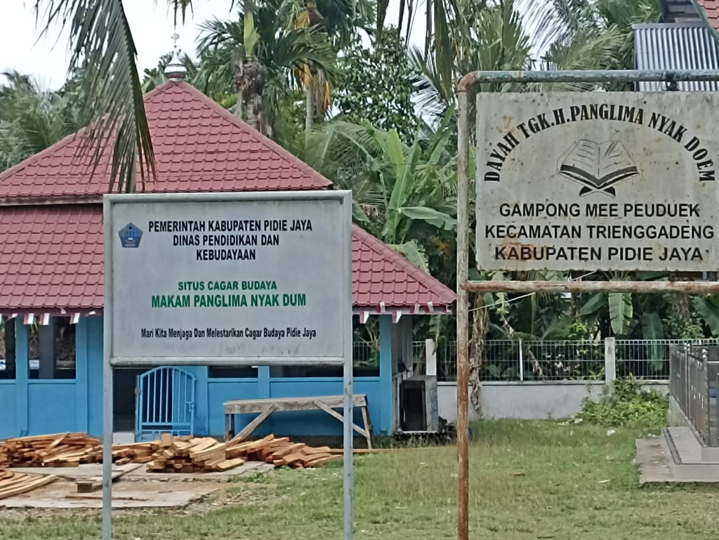 Cagar budaya makam TGK. Panglima Nyak Doem .